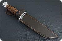 Нож Десантник орех, дамаск, дюраль : фото 9