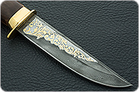 Нож Спец кап березовый, дамаск, дюраль : фото 4