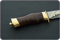 Нож Спец кап березовый, дамаск, дюраль : фото 5