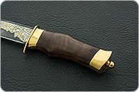 Нож Спец кап березовый, дамаск, дюраль : фото 6