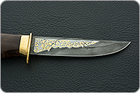 Нож Спец кап березовый, дамаск, дюраль : фото 7