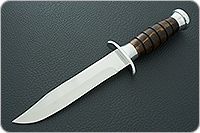 Нож Патриот кап березовый, 100х13м, дюраль : фото 2