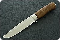 Нож Волчонок-1 орех, 100х13м, дюраль : фото 2