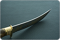 Нож Батыр (литье головы пумы большой) кап березовый, 100х13м, литье пума : фото 11