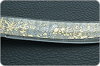 Нож Батыр (литье головы пумы большой) кап березовый, дамаск, литье пума : фото 8