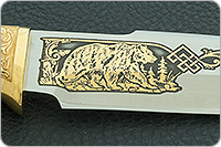 Нож Горностай кап березовый, 100х13м, дюраль : фото 8