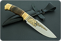 Нож Горностай кап березовый, 100х13м, дюраль : фото 10