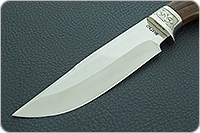 Нож Лось (литье головы волка) орех, 100х13м, литье волк : фото 3