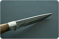 Нож Пума (литье головы волка) кап березовый, 100х13м, дюраль : фото 9