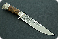 Нож Турист-1 (литье головы медведя)