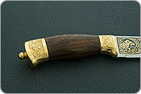 Нож Пума  орех, 100х13м, дюраль : фото 5