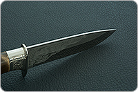 Нож Пума-1 (литье головы волка) кап березовый, 100х13м, дюраль : фото 9