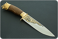 Нож Пума-1 (литье головы медведя)