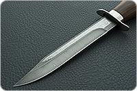 Нож Полигон (деревянные ножны) орех, дамаск, дюраль : фото 3