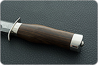 Нож Полигон (деревянные ножны) орех, дамаск, дюраль : фото 6