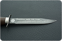 Нож Полигон (деревянные ножны) орех, дамаск, дюраль : фото 7