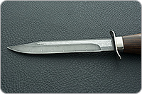 Нож Полигон (деревянные ножны) орех, дамаск, дюраль : фото 8