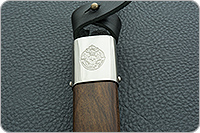 Нож Полигон (деревянные ножны) орех, дамаск, дюраль : фото 12