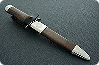 Нож Полигон (деревянные ножны) орех, дамаск, дюраль : фото 13