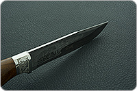 Нож Турист (литье головы медведя) орех, 100х13м, литье медведь : фото 9