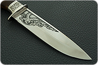 Нож Пума-1 Орех, 100Х13М, Дюраль орех, 100х13м, дюраль : фото 4