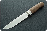 Нож Волчонок-2 орех, 100х13м, дюраль : фото 2