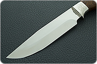 Нож Лось (литье головы медведя) орех, 100х13м, литье медведь : фото 3