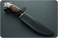 Нож Лось-1 (литье головы пумы) орех, 100х13м, литье пума : фото 11