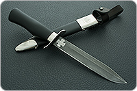 Нож Офицерский полимер, дамаск, дюраль : фото 9