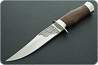 Нож Гвардейский символика ВОВ орех, 100х13м, дюраль : фото 2