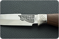 Нож Горностай символика ВОВ орех, 100х13м, дюраль : фото 4