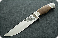 Нож Лось-1 символика ВОВ орех, 100х13м, дюраль : фото 2