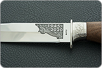 Нож Турист-1 символика ВОВ орех, 100х13м, дюраль : фото 4