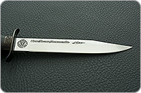 Нож Полигон резной (деревянные ножны) полимер, 100х13м, дюраль : фото 7