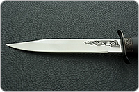 Нож Полигон резной (деревянные ножны) полимер, 100х13м, дюраль : фото 8