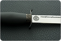 Нож Полигон резной (деревянные ножны) полимер, 100х13м, дюраль : фото 10