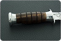 Нож Грач кап березовый, 100х13м, дюраль : фото 5