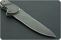 Складной нож Рысь накладки дамаск, дамаск, гарда дамаск : фото 5