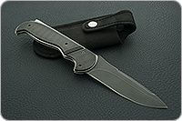 Складной нож Рысь накладки дамаск, дамаск, гарда дамаск : фото 12