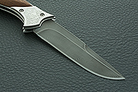 Складной нож Гвардия накладки дерево, дамаск, без золочения : фото 4