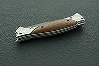 Складной нож Гвардия накладки дерево, дамаск, без золочения : фото 9