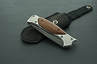 Складной нож Гвардия накладки дерево, дамаск, без золочения : фото 10