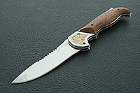 Складной нож Рысь серрейтор накладки дерево, эи-107, не предусмотрен : фото 2