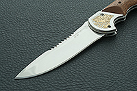 Складной нож Рысь серрейтор накладки дерево, эи-107, не предусмотрен : фото 3