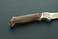 Складной нож Рысь серрейтор накладки дерево, эи-107, не предусмотрен : фото 5