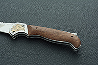 Складной нож Рысь серрейтор накладки дерево, эи-107, не предусмотрен : фото 6