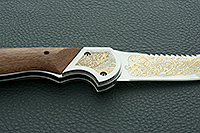Складной нож Рысь серрейтор накладки дерево, эи-107, не предусмотрен : фото 7