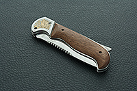 Складной нож Рысь серрейтор накладки дерево, эи-107, не предусмотрен : фото 13