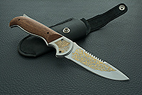 Складной нож Рысь серрейтор накладки дерево, эи-107, не предусмотрен : фото 15