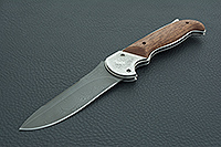 Складной нож Рысь накладки дерево, дамаск, не предусмотрен : фото 2